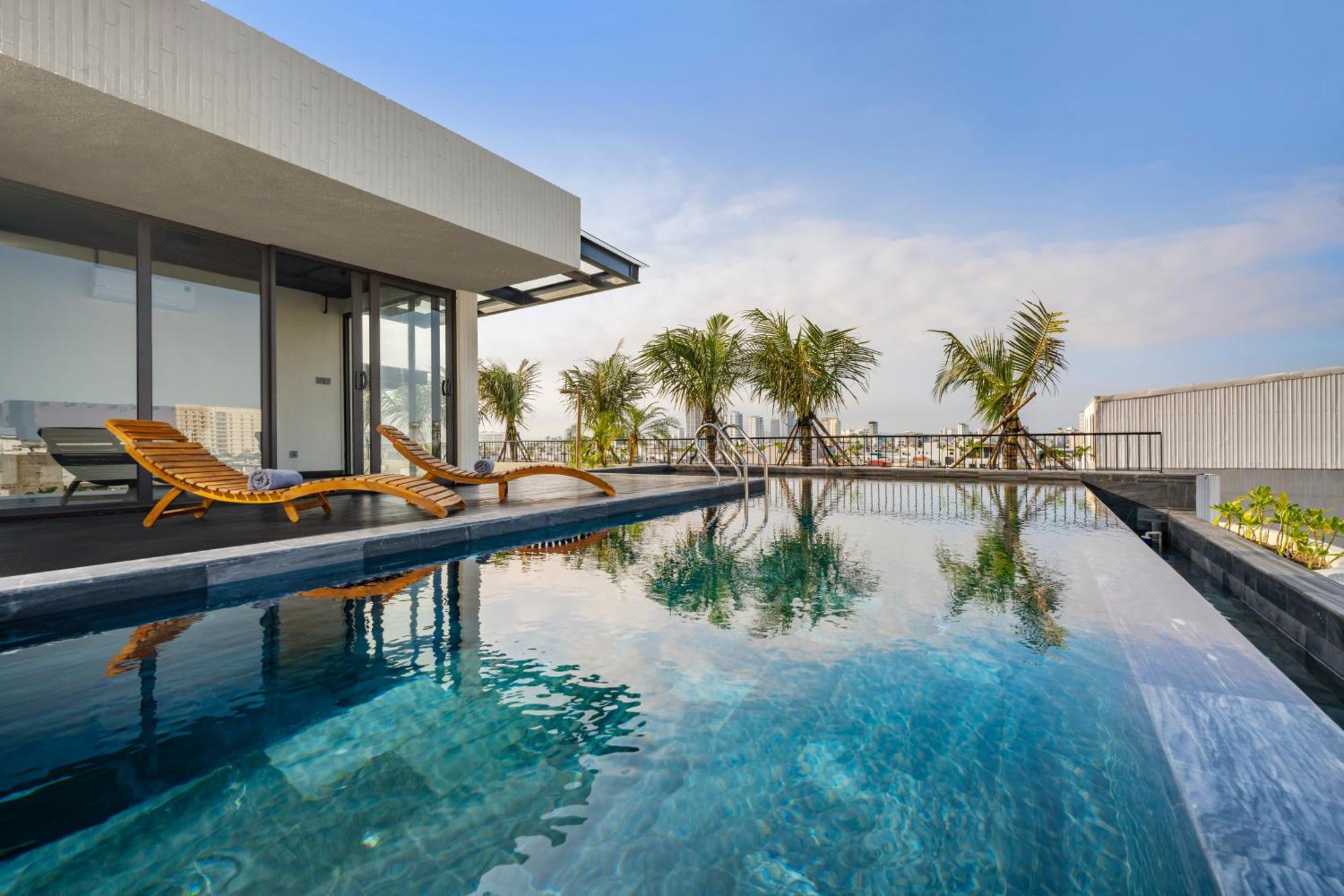 The Hem Hotel And Apartment Da Nang Esterno foto